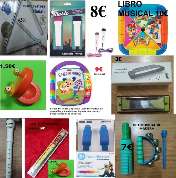 JUGUETES INSTRUMENTOS MUSICALES ETC DESDE 1.50€ (1)