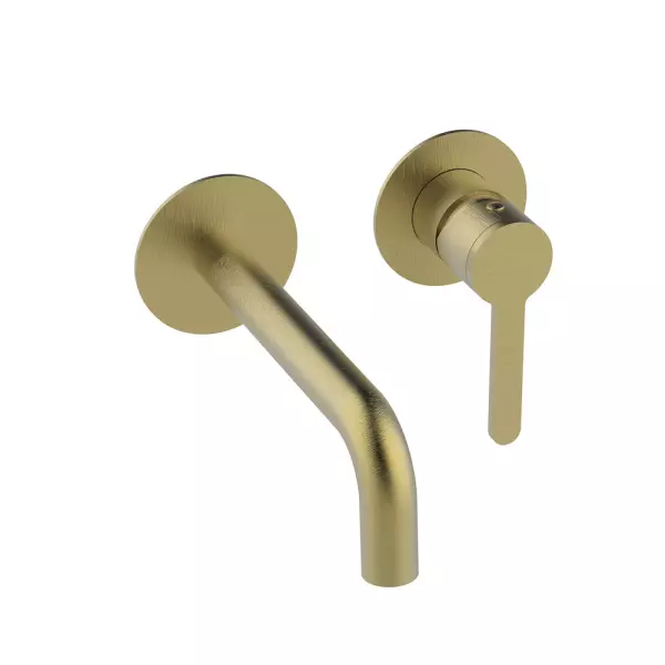 Grifo de Lavabo Monomando Empotrado Nexus Oro Cepillado