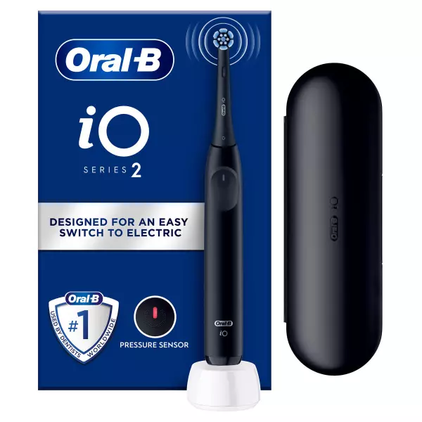 Cepillo de Dientes Eléctrico Oral-B iO2 Negro – Higiene Bucal Avanzada