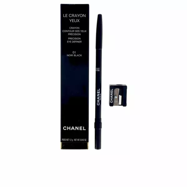 Lápiz de Ojos Chanel Le Crayon Yeux Noir Black-01 – Precisión