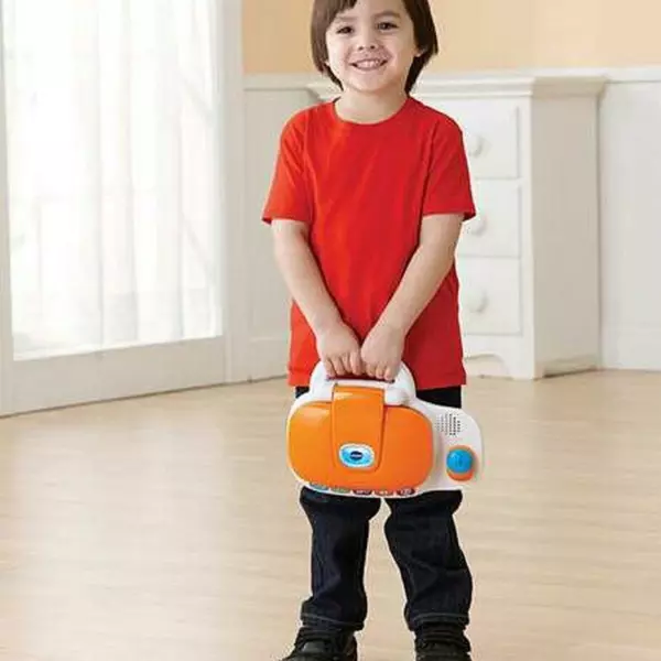 Ordenador Portátil VTech Naranja con Luz y Sonido – Juguete Educativo