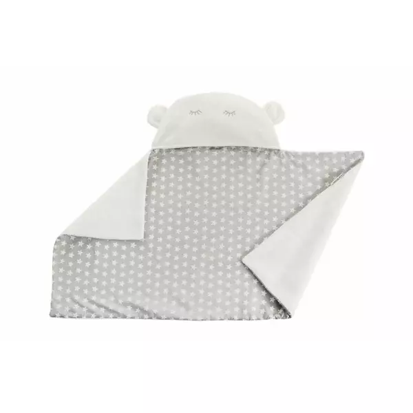 Manta para Bebé Reversible con Capucha 90 x 66 cm – Diseño de Estrellas