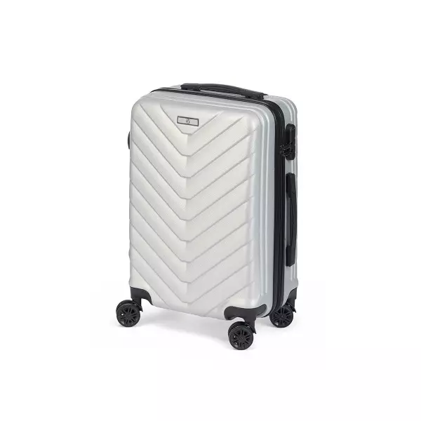 Maleta de Cabina HT-025-G Gris Claro 55x35x20 cm – Equipaje Ligero