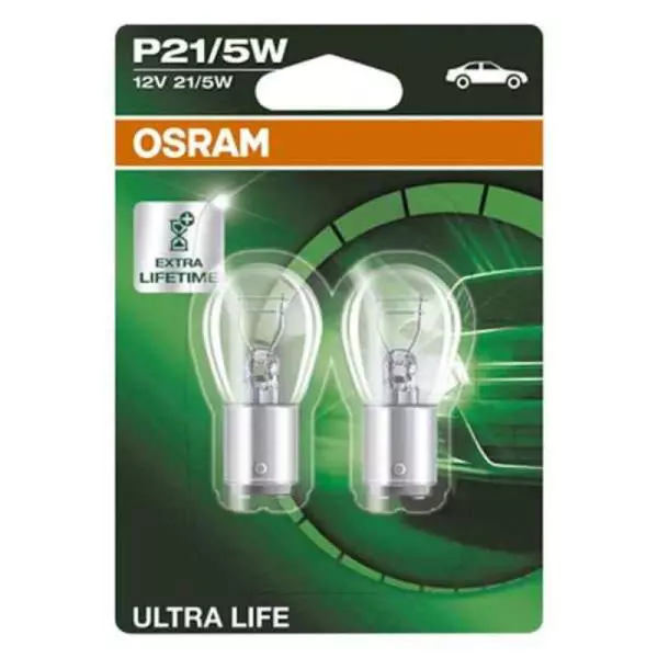 Bombilla para Automóvil Osram OS7528ULT-02B P21/5W 12V – Pack de 2 Unida