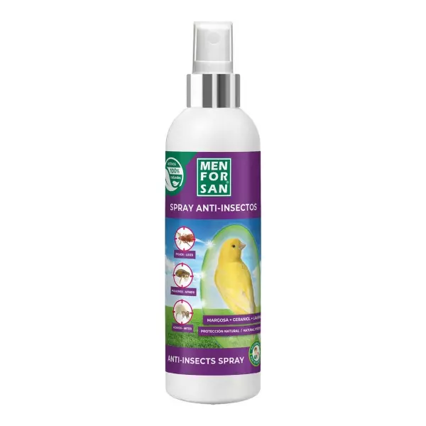 Repelente de Insectos para Pájaros Menforsan Spray 250 ml con pH Neutro