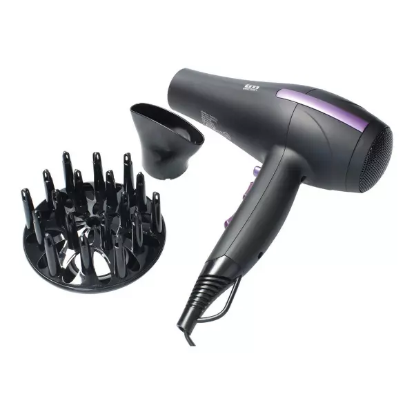 Secador de Pelo TM Electron 1800-2200 W – Potencia Profesional, Difusor