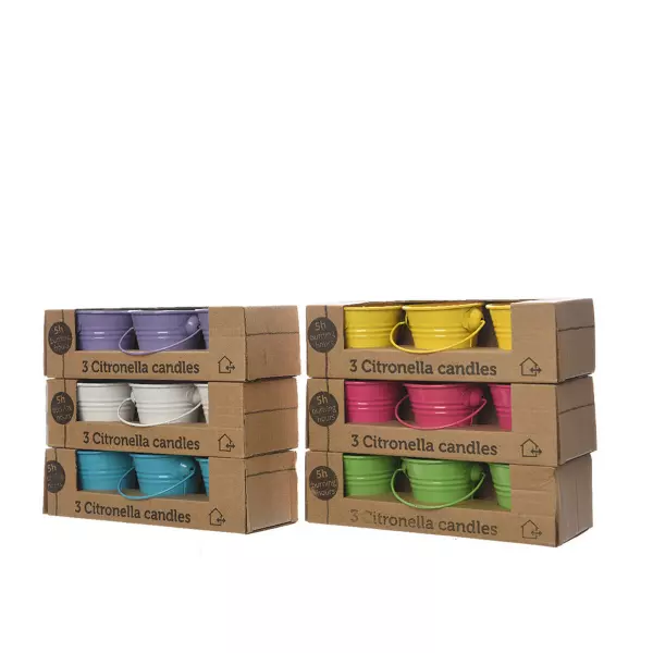 Repelente de Mosquitos Decoris en Velas Multicolor 45 g | Protección
