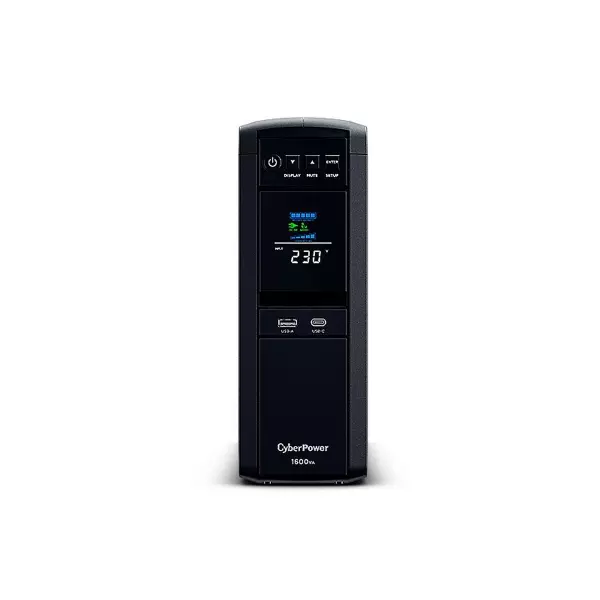 SAI Interactivo CyberPower CP1600EPFCLCD 1600 VA 1000 W con Pantalla LCD