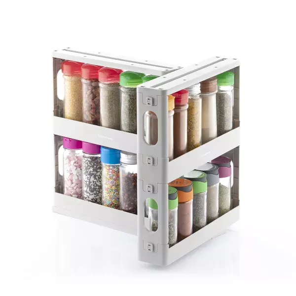 Organizador de Especias Deslizante y Pivotante Rispick InnovaGoods Gris