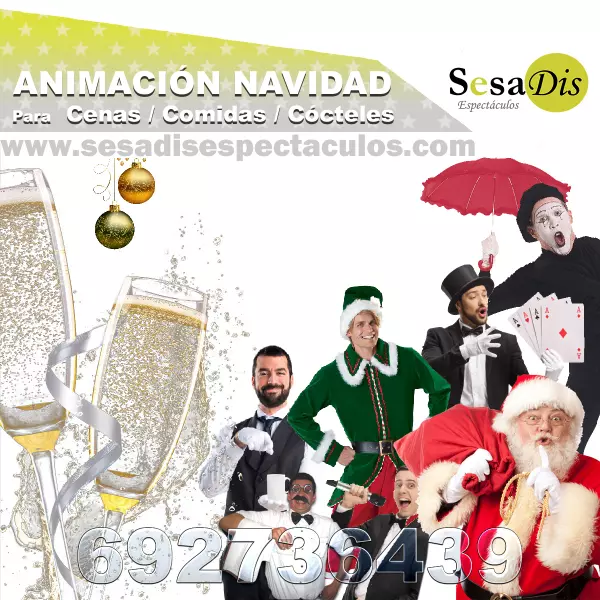 Animación para fiestas de Navidad