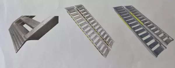 RAMPA DE CARGA DE ALUMINIO 4M.