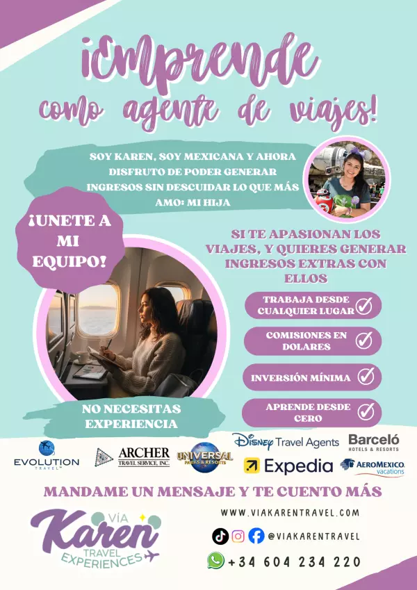 Emprende como agente de viajes