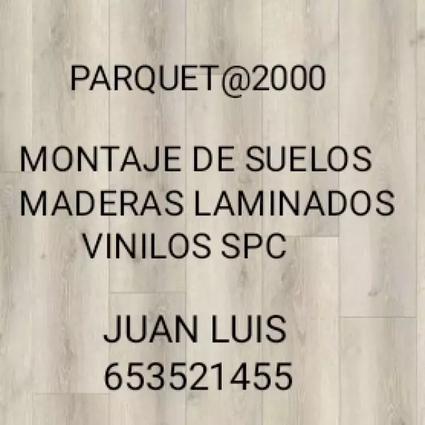 montador de suelos laminados de maderas vinilos spc