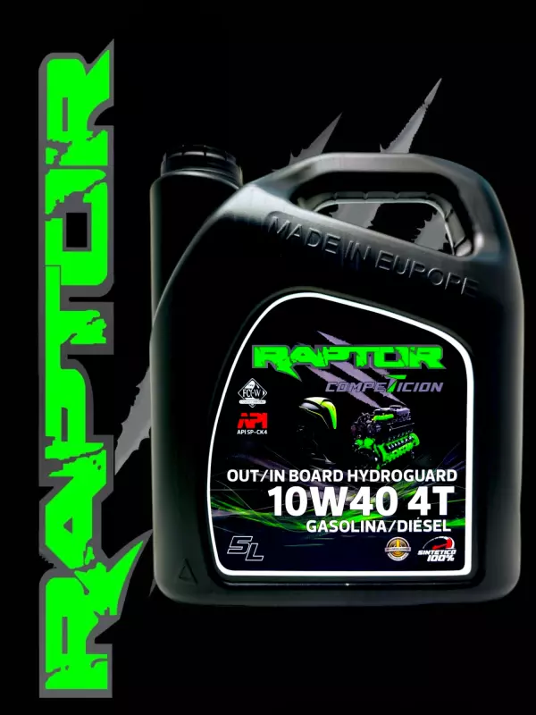 Aceite sintético 10W40 para motores fueraborda e intraborda