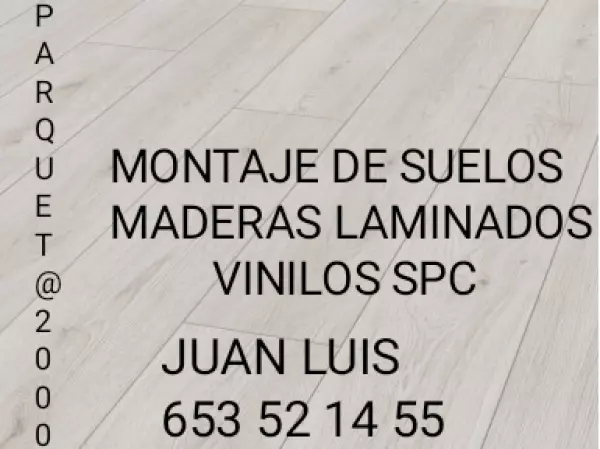 instalacion de suelos de maderas laminados vinios spc