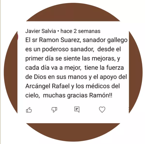Sanador gallego Ramón Suárez ofrece eficaces sesiones de terapia holística a la distancia