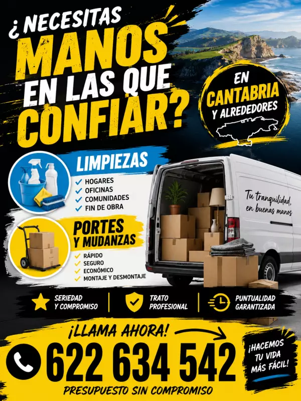 Mudanzas,vaciados,recogidas,transporte,desbroces