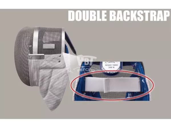 Máscara eléctrica de sable con lame INOX 350N CE PBT ESGRIMA