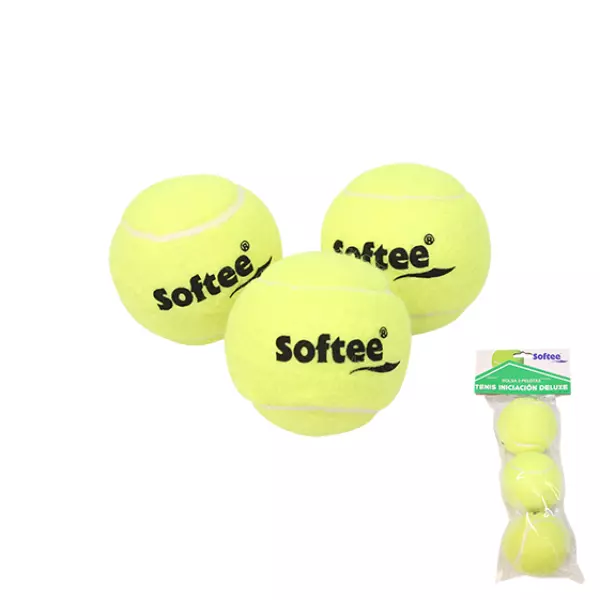 BOLSA 3 PELOTAS DE TENIS SOFTEE INICIACION DELUXE