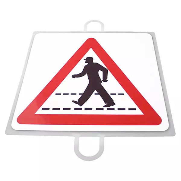 PANEL DE SEÑALIZACION TRAFICO DE PELIGRO Nº2 (PEATONES)