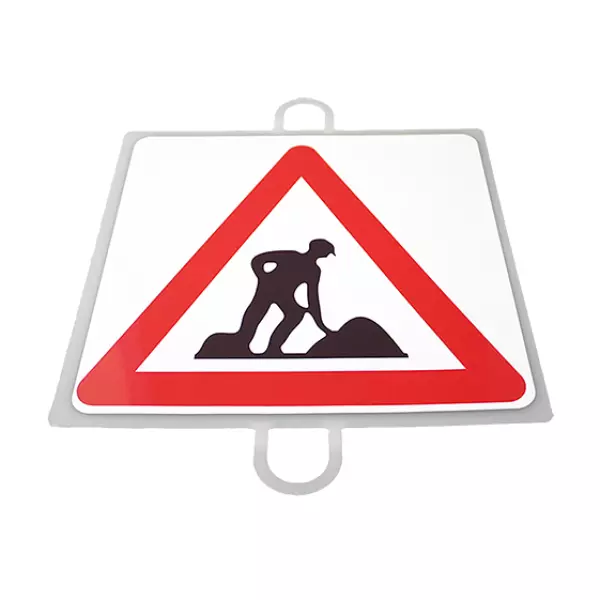 PANEL DE SEÑALIZACION TRAFICO DE PELIGRO Nº 7 (OBRAS)
