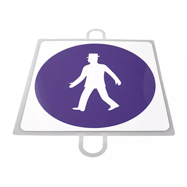 PANEL DE SEÑALIZACION TRAFICO DE OBLIGACION Nº 3 (PEATONES)