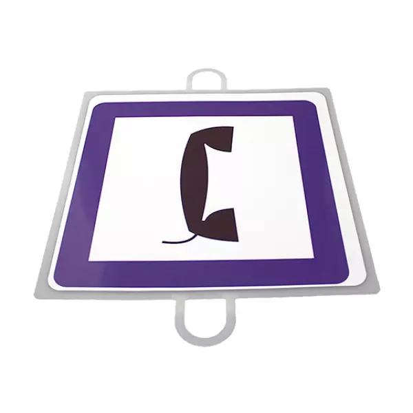 PANEL DE SEÑALIZACION TRAFICO DE INDICACION Nº 2 (TELEFONO)