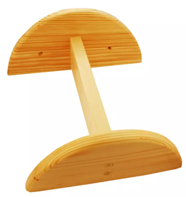 SOPORTE MADERA PARA AROS/CUERDAS