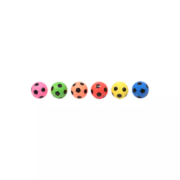 LOTE 5 PELOTAS SALTARINAS FUTBOL 3.2 CM