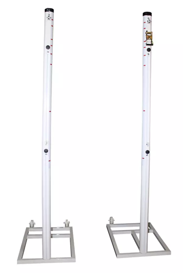 JUEGO POSTES MULTIALTURAS ALUMINIO TUBO DE 90 MM TRASLADABLES