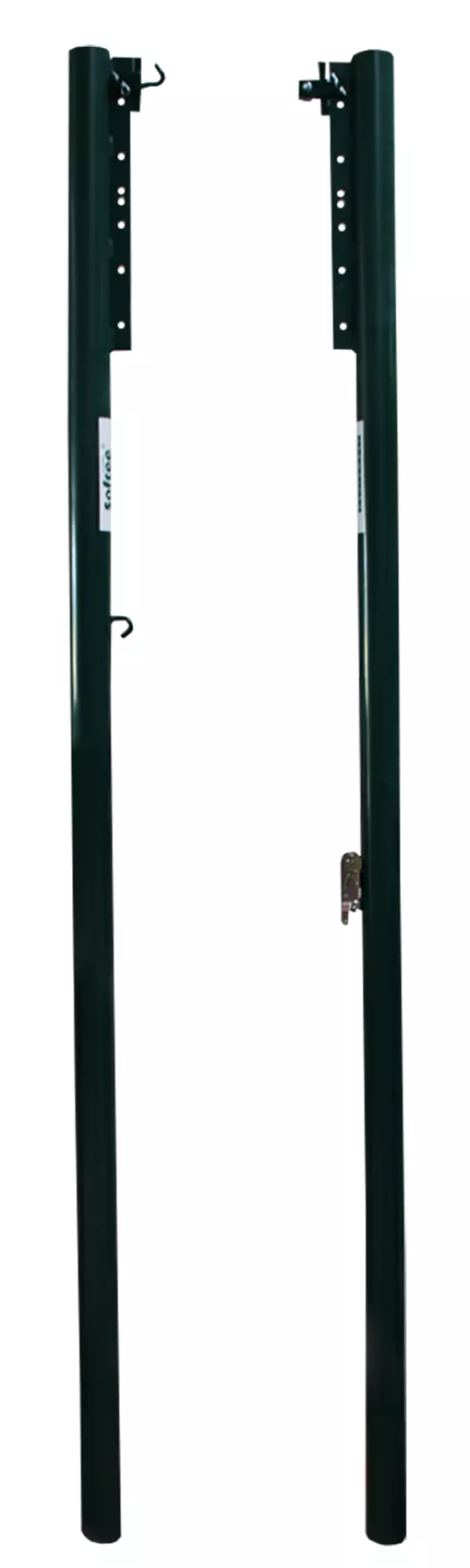 JUEGO POSTES VOLEIBOL METALICOS 80 MM FIJOS