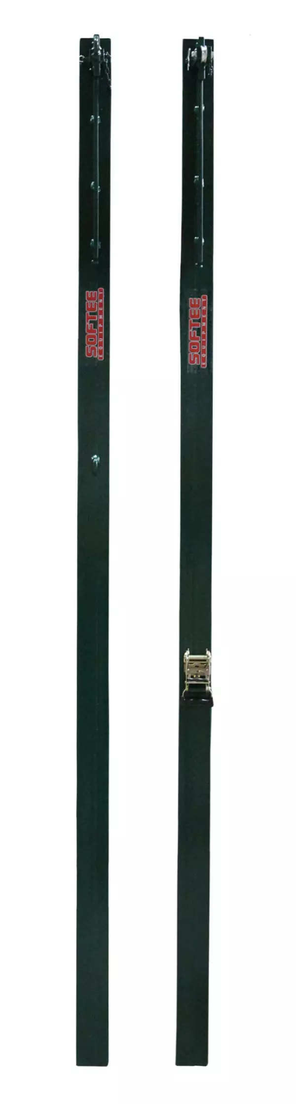 JUEGO POSTES DE VOLEIBOL METALICOS CUADRADOS 80X80 MM FIJOS