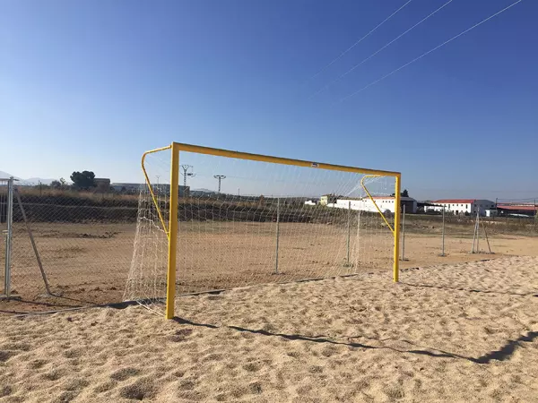JUEGO PORTERIAS FUTBOL-PLAYA METALICAS 100 MM