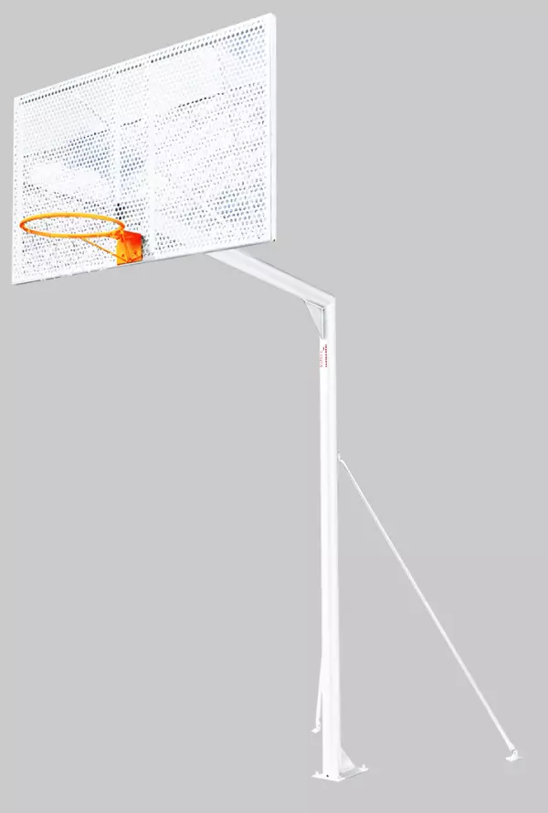 JGO CANASTAS ANTIVANDALICAS BALONCESTO NEW TUBO 114 MM LACADA -INCLUYE AROS, REDES Y TABLEROS- FIJAS