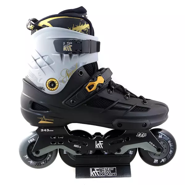 PATÍN FREESKATE ANGEL 4×80 GRIS/NEGRO COMPETICION