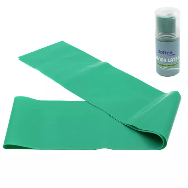 BANDA DE LATEX SOFTEE DENSIDAD EXTRAFUERTE EN TUBO 1,5 MTS