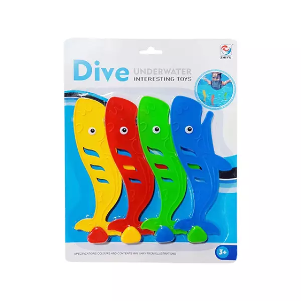 SET ACUATICO 4 BALLENAS