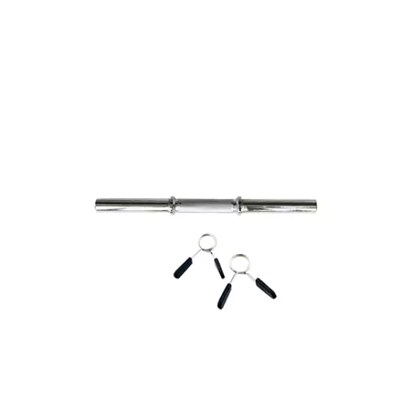 BARRA MANCUERNA 36CM CON FIJACIONES MUELLE,DIAMETRO 30