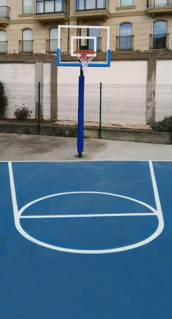 JUEGO PROTECCION POSTES BASKET/ MINIBASKET MONOTUBO 80x80 mm