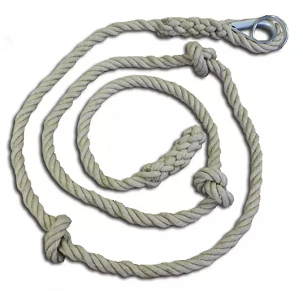 CUERDA TREPA NUDOS 4 MTS (USO EXCLUSIVO PARA INTERIOR)