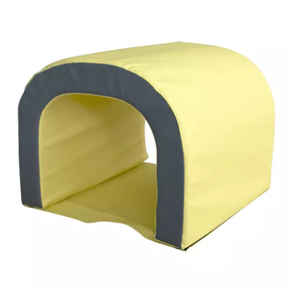 FIGURA TUNEL 60X50X60 CM - AMARILLO/GRIS, 60X50X60 CM