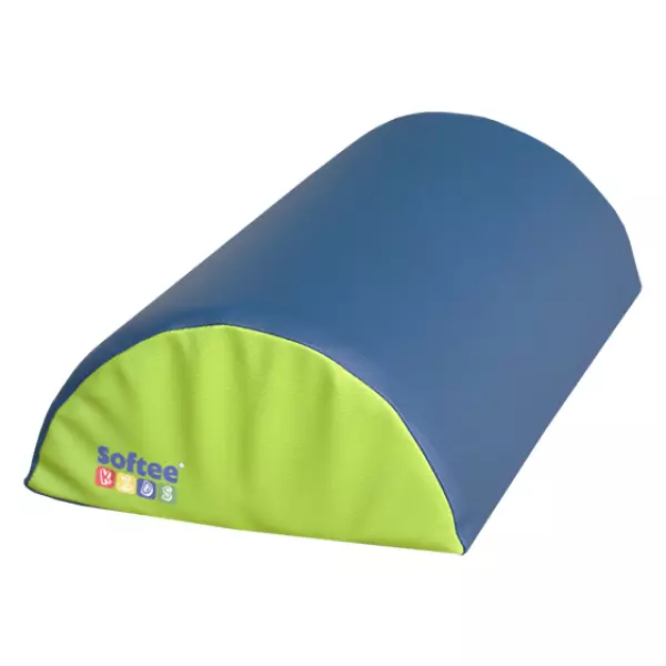 FIGURA SEMICILINDRO 50X15X30 CM - 50X15X30 CM, AZUL/VERDE