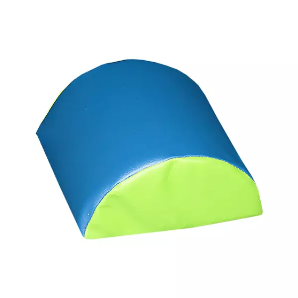 FIGURA SEMICILINDRO 12,5X25X25 CM - AZUL/VERDE, 12,5X25X25 CM