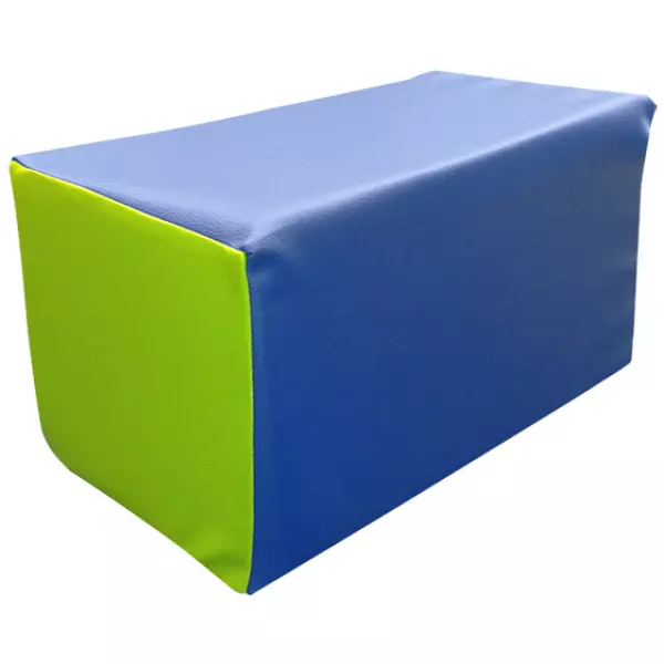 FIGURA RECTANGULO MEDIANO 50X25X25 CM - AZUL/VERDE, 50X25X25 CM