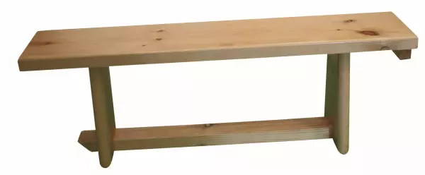 BANCO SUECO DE MADERA 1MT