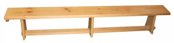 BANCO SUECO DE MADERA 3MTS