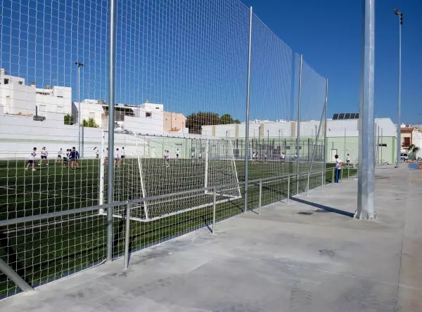 POSTE METALICO GALVANIZADO 6 MTS PARA RED PROTECCION SIN BOTES