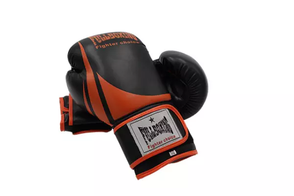 PAR DE GUANTES BOXEO FULLBOXING ERUPCION - 10OZ, NEGRO/NARANJA
