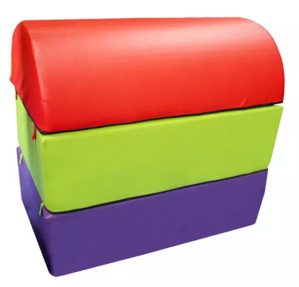 PLINTON DESMONTABLE CURVO DE ESPUMA -TRES PIEZAS- 100 x 60 x 90 CM