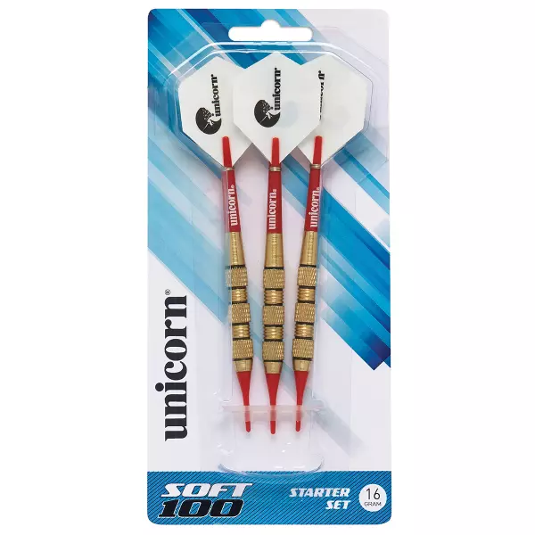 Set 3 dardos p.blanda "SOFT 100". 16gr